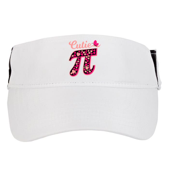 Cutie Pie Pie Day Shirt Butterfly And Hearts Adult Drive Performance Visor