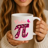 Cutie Pie Pie Day Shirt Butterfly And Hearts Mug