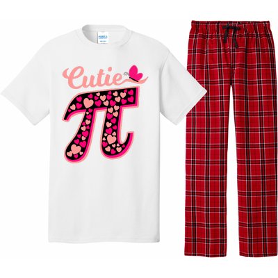 Cutie Pie Pie Day Shirt Butterfly And Hearts Pajama Set