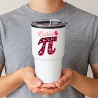 Cutie Pie Pie Day Shirt Butterfly And Hearts Tumbler