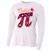 Cutie Pie Pie Day Shirt Butterfly And Hearts Cooling Performance Long Sleeve Crew