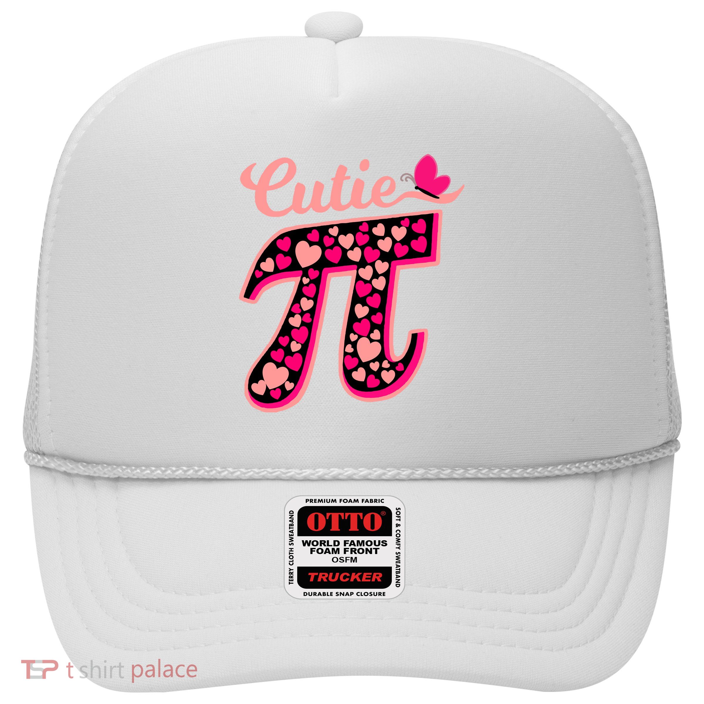 Cutie Pie Pie Day Shirt Butterfly And Hearts Trucker Hat