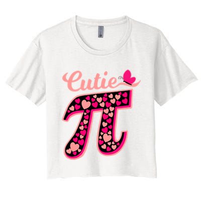 Cutie Pie Pie Day Shirt Butterfly And Hearts Crop Top