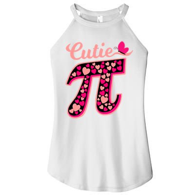 Cutie Pie Pie Day Shirt Butterfly And Hearts Women's Perfect Tri Rocker Tank