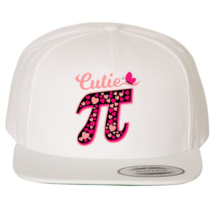 Cutie Pie Pie Day Shirt Butterfly And Hearts Wool Snapback Cap