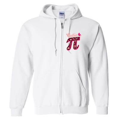 Cutie Pie Pie Day Shirt Butterfly And Hearts Full Zip Hoodie