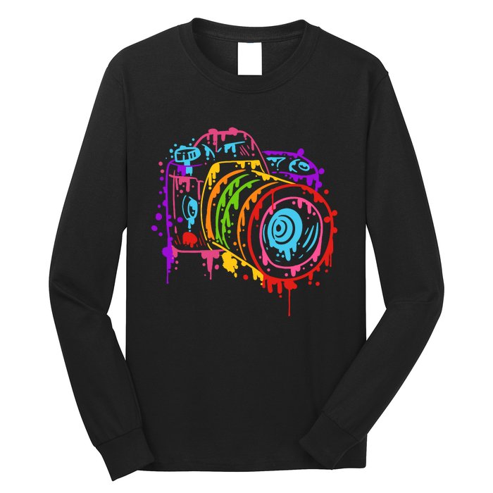 Camera Photograph Photography Making Pictures Art Artist Long Sleeve Shirt