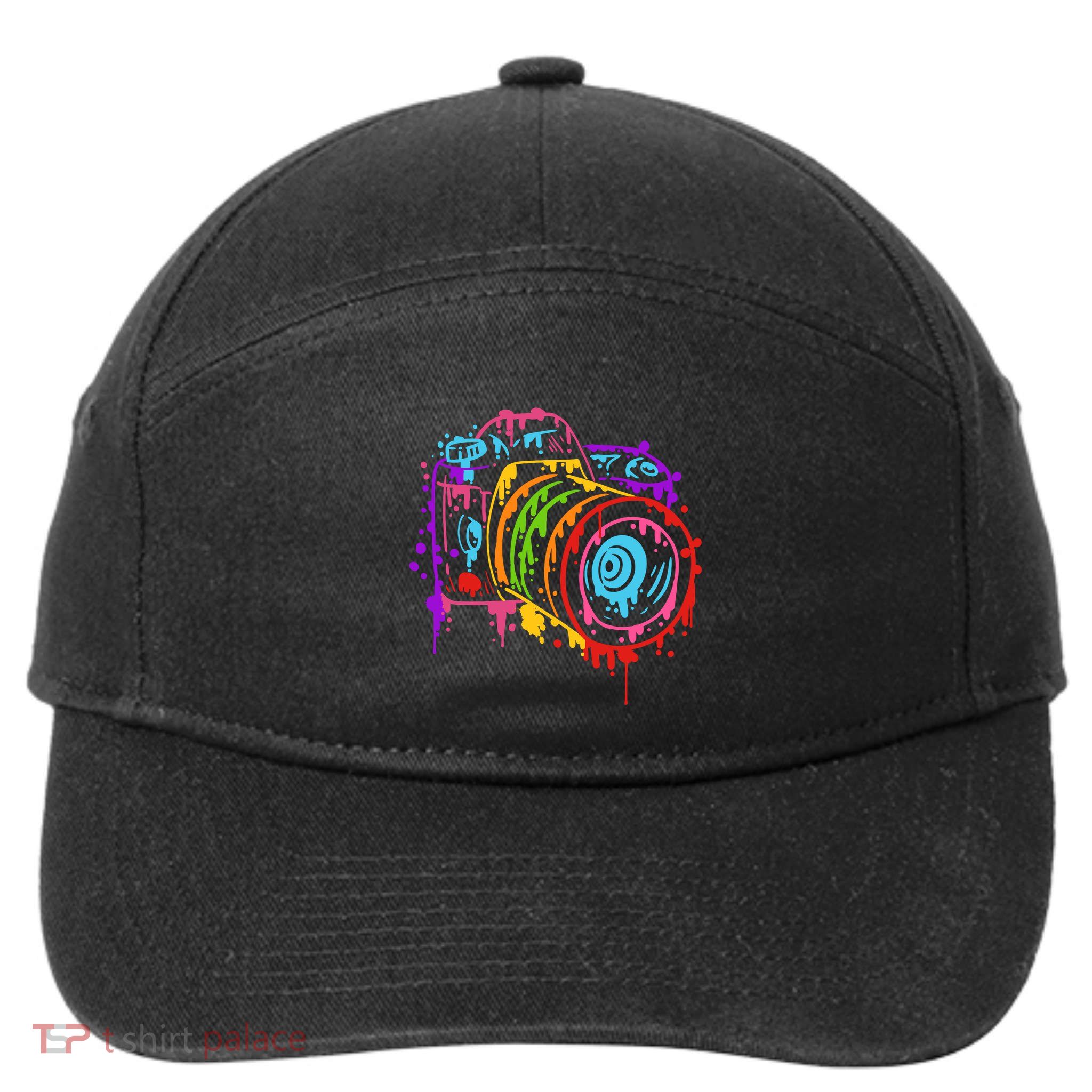 Camera Photograph Photography Making Pictures Art Artist 7-Panel Snapback Hat
