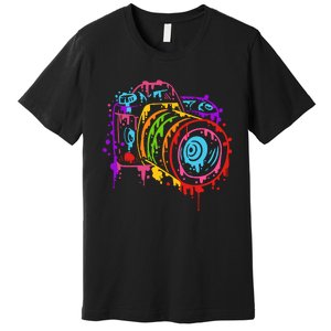 Camera Photograph Photography Making Pictures Art Artist Premium T-Shirt