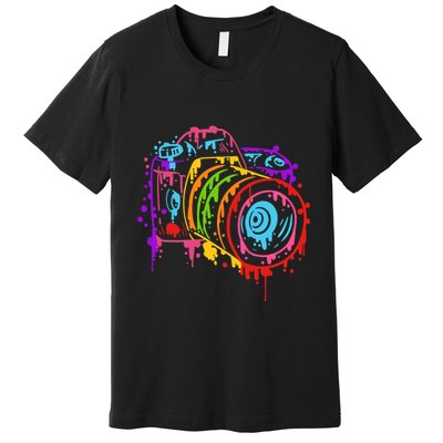 Camera Photograph Photography Making Pictures Art Artist Premium T-Shirt