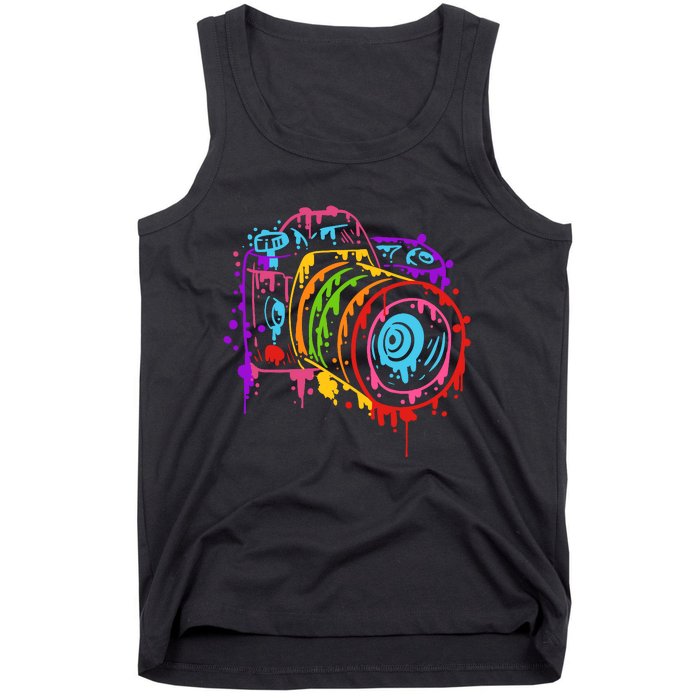 Camera Photograph Photography Making Pictures Art Artist Tank Top