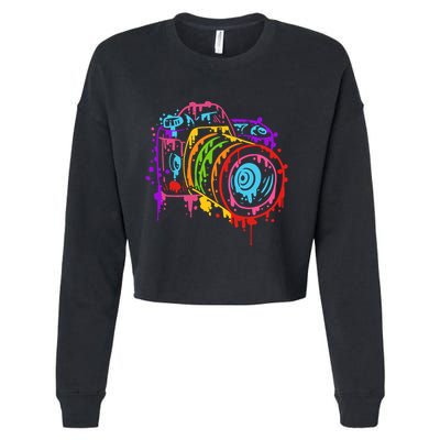 Camera Photograph Photography Making Pictures Art Artist Cropped Pullover Crew