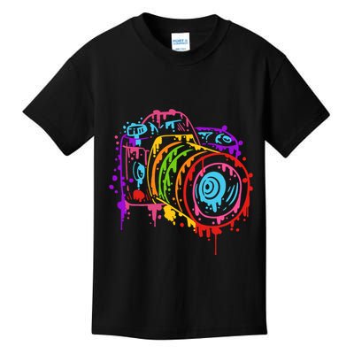 Camera Photograph Photography Making Pictures Art Artist Kids T-Shirt