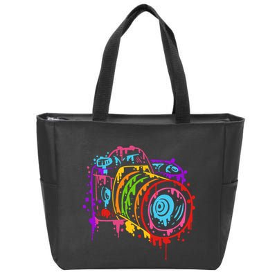 Camera Photograph Photography Making Pictures Art Artist Zip Tote Bag