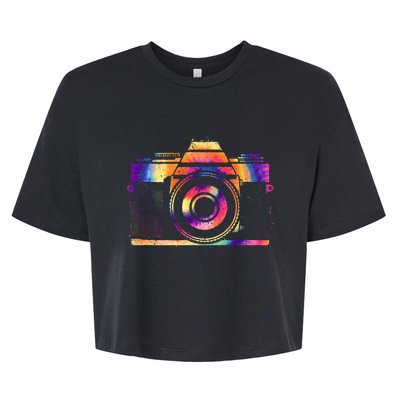 Camera Photographer Photographers Photography Creative Gift Bella+Canvas Jersey Crop Tee