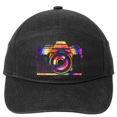 Camera Photographer Photographers Photography Creative Gift 7-Panel Snapback Hat