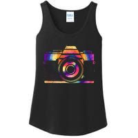 Camera Photographer Photographers Photography Creative Gift Ladies Essential Tank