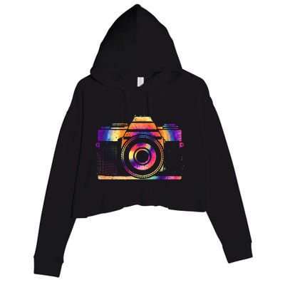 Camera Photographer Photographers Photography Creative Gift Crop Fleece Hoodie