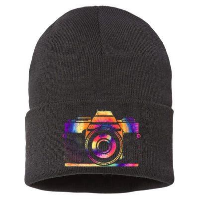 Camera Photographer Photographers Photography Creative Gift Sustainable Knit Beanie