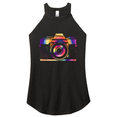 Camera Photographer Photographers Photography Creative Gift Women’s Perfect Tri Rocker Tank