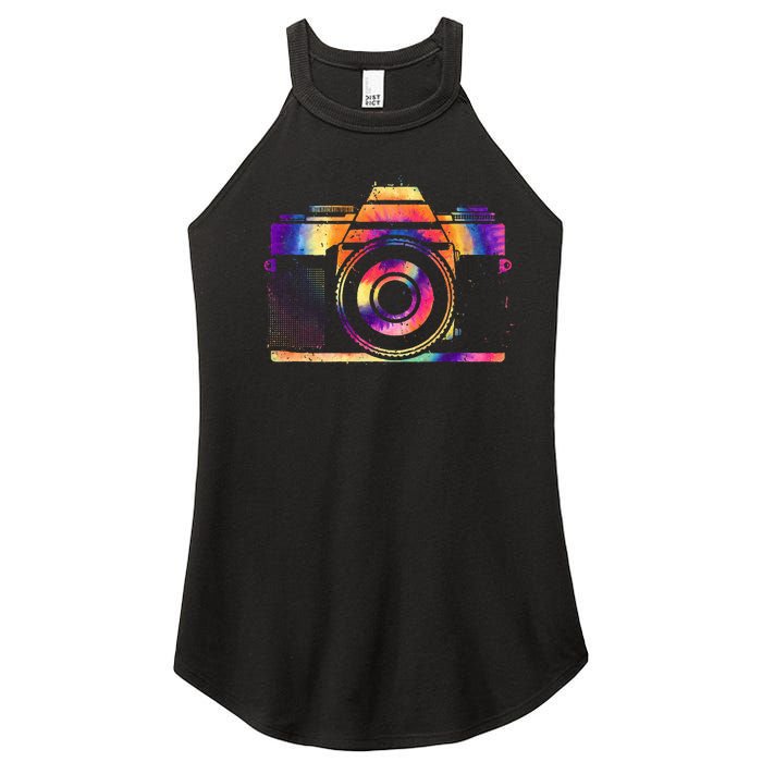 Camera Photographer Photographers Photography Creative Gift Women's Perfect Tri Rocker Tank