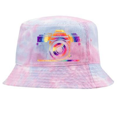 Camera Photographer Photographers Photography Creative Gift Tie-Dyed Bucket Hat