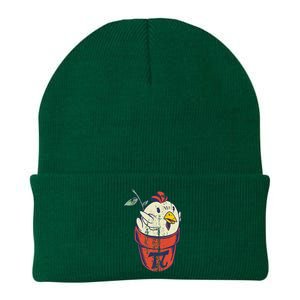 Chicken Pot PI Day Math Funny Teacher Knit Cap Winter Beanie