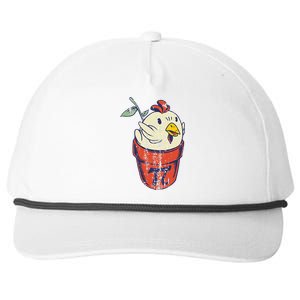 Chicken Pot PI Day Math Funny Teacher Snapback Five-Panel Rope Hat