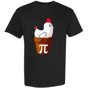 Chicken Pot Pi Funny Pie Day Cartoon Chicken Pot Pi Garment-Dyed Heavyweight T-Shirt