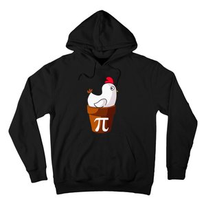 Chicken Pot Pi Funny Pie Day Cartoon Chicken Pot Pi Hoodie