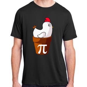 Chicken Pot Pi Funny Pie Day Cartoon Chicken Pot Pi Adult ChromaSoft Performance T-Shirt