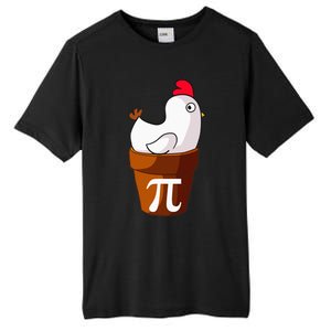 Chicken Pot Pi Funny Pie Day Cartoon Chicken Pot Pi Tall Fusion ChromaSoft Performance T-Shirt