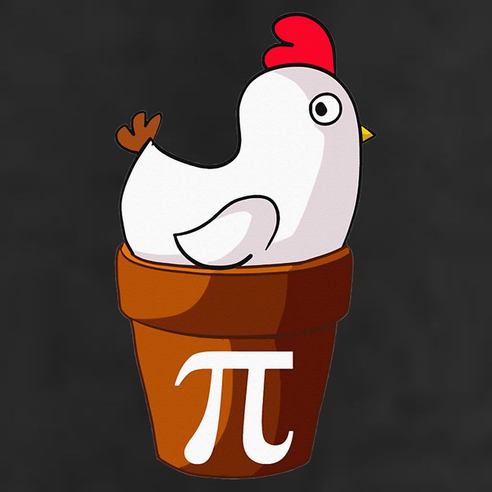 Chicken Pot Pi Funny Pie Day Cartoon Chicken Pot Pi Knit Cap Winter Beanie