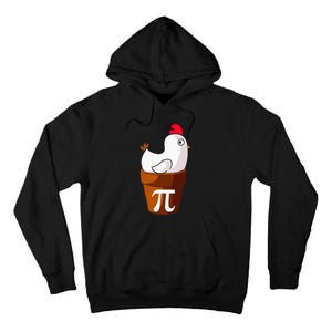 Chicken Pot Pi Funny Pie Day Cartoon Chicken Pot Pi Tall Hoodie