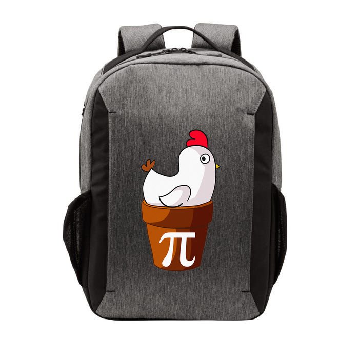 Chicken Pot Pi Funny Pie Day Cartoon Chicken Pot Pi Vector Backpack