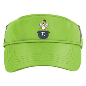 Chicken Pot Pie Funny Pi Day Pun Math Numbers 3 14 March 14 Gift Adult Drive Performance Visor