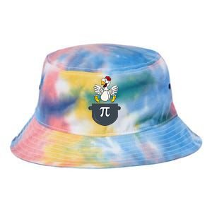 Chicken Pot Pie Funny Pi Day Pun Math Numbers 3 14 March 14 Gift Tie Dye Newport Bucket Hat