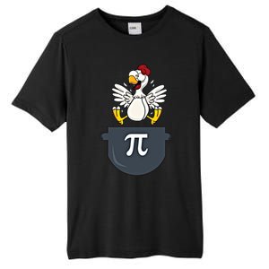 Chicken Pot Pie Funny Pi Day Pun Math Numbers 3 14 March 14 Gift Tall Fusion ChromaSoft Performance T-Shirt