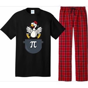 Chicken Pot Pie Funny Pi Day Pun Math Numbers 3 14 March 14 Gift Pajama Set