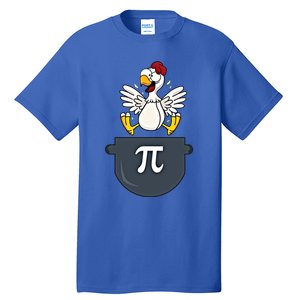 Chicken Pot Pie Funny Pi Day Pun Math Numbers 3 14 March 14 Gift Tall T-Shirt