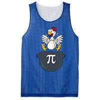 Chicken Pot Pie Funny Pi Day Pun Math Numbers 3 14 March 14 Gift Mesh Reversible Basketball Jersey Tank