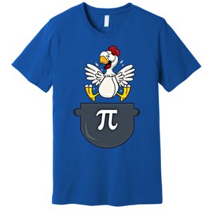 Chicken Pot Pie Funny Pi Day Pun Math Numbers 3 14 March 14 Gift Premium T-Shirt