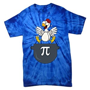 Chicken Pot Pie Funny Pi Day Pun Math Numbers 3 14 March 14 Gift Tie-Dye T-Shirt