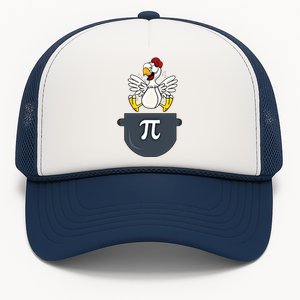 Chicken Pot Pie Funny Pi Day Pun Math Numbers 3 14 March 14 Gift Trucker Hat