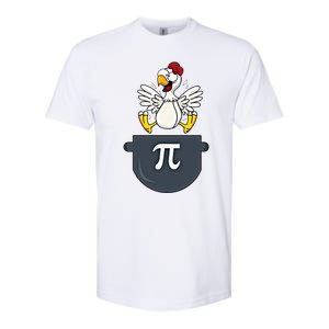 Chicken Pot Pie Funny Pi Day Pun Math Numbers 3 14 March 14 Gift Softstyle CVC T-Shirt