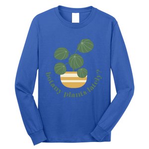 Cute Pilea Paperomiodes House Plant Botany Plants Lately Gift Long Sleeve Shirt