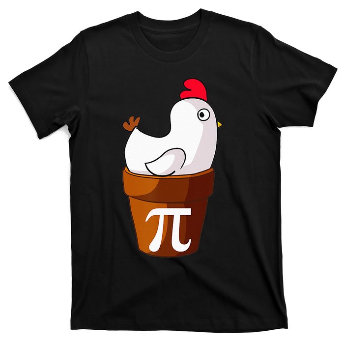 Chicken Pot Pie Funny Math Pun Chicken Pot Pi T-Shirt