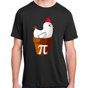 Chicken Pot Pie Funny Math Pun Chicken Pot Pi Adult ChromaSoft Performance T-Shirt