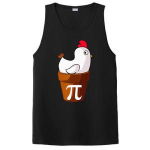 Chicken Pot Pie Funny Math Pun Chicken Pot Pi PosiCharge Competitor Tank