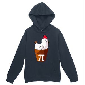 Chicken Pot Pie Funny Math Pun Chicken Pot Pi Urban Pullover Hoodie